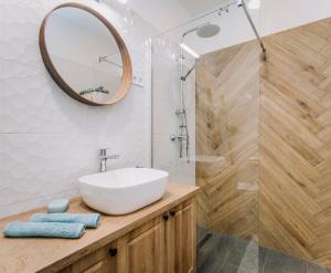 Kúpeľňa v ubytovaní Nádas Center Home Badacsony