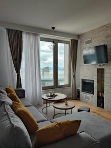 Posezení v ubytování MM Luxury Bjelasnica apartment