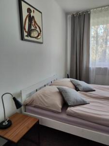 Postel nebo postele na pokoji v ubytování Hotel Olimpijski