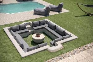 Posedenie v ubytovaní SivasZen Luxury Villa, with Heated Pool & Spa Whirlpool, By ThinkVilla