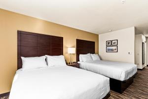 Cobblestone Hotel & Suites - Superior Duluth客房内的一张或多张床位