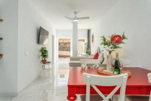 TV a/nebo společenská místnost v ubytování Chayofa apartamento de 2 Habitaciones