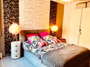 Posteľ alebo postele v izbe v ubytovaní L'Escapade, Magnifique Villa avec Piscine + 21 fotografií