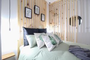 Katil atau katil-katil dalam bilik di Apartamentos Rios