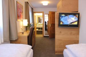 Televisi dan/atau pusat hiburan di Waldpark Hotel Garni