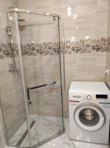 Kúpeľňa v ubytovaní Apartament Parkowa
