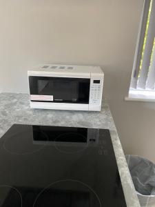 Kuchyň nebo kuchyňský kout v ubytování Appleacre Accommodation
