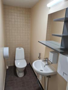 Koupelna v ubytování Narva Port Hostel