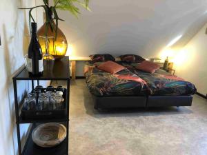 Katil atau katil-katil dalam bilik di Westkapelle comfortabele Strandkamer aan de Kreek