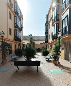Budynek, w którym mieści się apartament