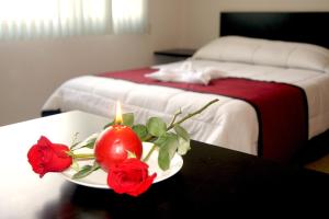 Posteľ alebo postele v izbe v ubytovaní G y V Hotels