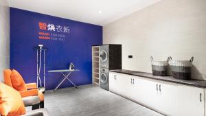 Η κουζίνα ή μικρή κουζίνα στο Holiday Inn Express Cangzhou High-Tech Zone by IHG