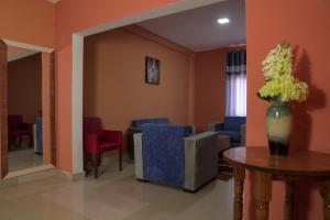Posezení v ubytování Dialali Hôtel Nouakchott