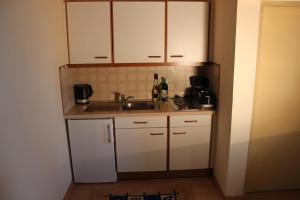 Küche/Küchenzeile in der Unterkunft Appartementhaus Waba