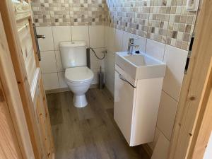 Koupelna v ubytování Apartmány Pod Kopcem