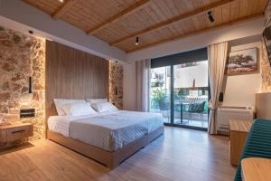 A&N Athens Luxury Apartments - Akadimou客房内的一张或多张床位
