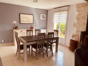 Posezení v ubytování Maison bord de mer normandie