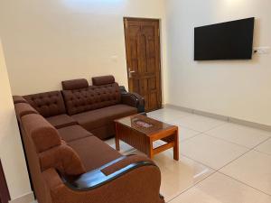 Uma televisão e/ou sistema de entretenimento em Pullad