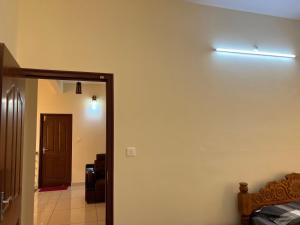 Uma cama ou camas num quarto em Pullad