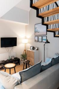 TV a/nebo společenská místnost v ubytování Baltique Apartment - Silamar Zaciszna