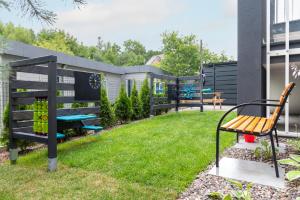 Zahrada ubytování Baltique Apartment - Silamar Zaciszna