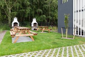 Zahrada ubytování Baltique Apartment - Silamar Zaciszna