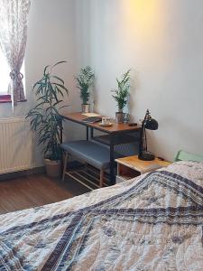 Postel nebo postele na pokoji v ubytování Pr' Šovarjo