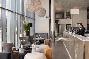 TV a/nebo společenská místnost v ubytování Quality Hotel Strand Gjøvik