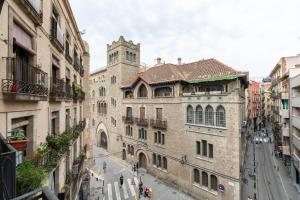 Výhľad na mesto Barcelona alebo výhľad na mesto priamo z apartmánu