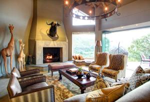 Posezení v ubytování Botlierskop Private Game Reserve