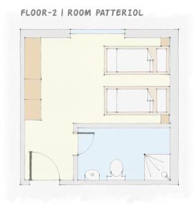 Plan piętra w obiekcie Chalet Lenzi