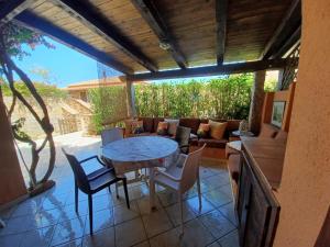 Balkón nebo terasa v ubytování CASA SIBILLA bi-locale con terrazza a 60 metri dal mare