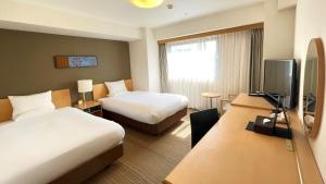 TV a/nebo společenská místnost v ubytování Richmond Hotel Hamamatsu