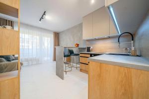 Kuchyňa alebo kuchynka v ubytovaní Style apartment studio Kabeny