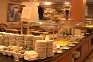 Comida no hotel ou em algum lugar perto