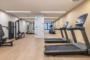 Posilňovňa alebo fitness centrum v ubytovaní Camplus Regio Parco