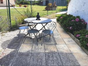 Zahrada ubytování Maison d'Hôtes La Quèrière