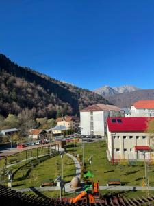 Nespecifikovaný výhled na hory nebo výhled na hory při pohledu z apartmánu