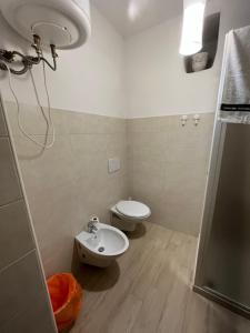 Koupelna v ubytování Trulli bella vite