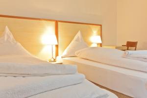 Postel nebo postele na pokoji v ubytování Hotel Ganita Weil am Rhein