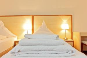 Postel nebo postele na pokoji v ubytování Hotel Ganita Weil am Rhein