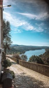 a view of a body of water from a building at Douro Rural Suite in Porto