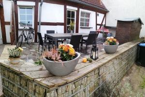 Nápoje v ubytování Schöne Große Wohnung, Terrasse, Kamin, Parkplatz, 2 Schlafzimmer