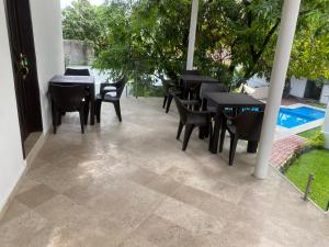 Patio nebo venkovní prostory v ubytování Hotel fresno Xochitepec