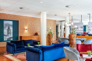 Χώρος καθιστικού στο Radisson Blu Hotel Karlsruhe