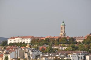 Výhľad na mesto Budapešť alebo výhľad na mesto priamo z apartmánu