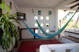Un pat sau paturi într-o cameră la Casa Conejo