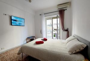 Postel nebo postele na pokoji v ubytování Casa Valentina - Beauty apartment with two bedroom near Vatican City
