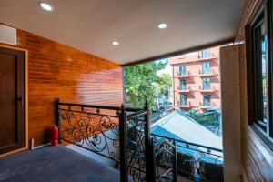Balkón nebo terasa v ubytování Hotel Classic Suites