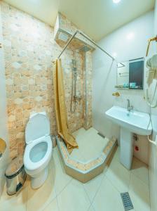 Koupelna v ubytování Hotel Classic Suites